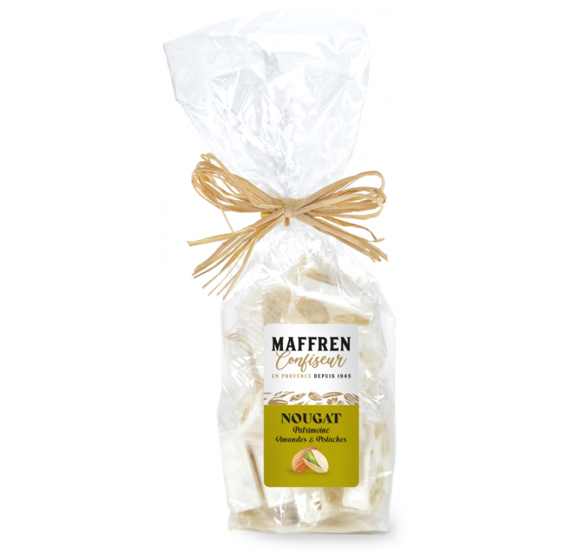 Sachet nougats Patrimoine (30% fruits secs) - 100g