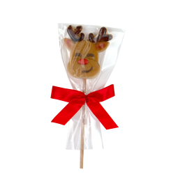 Sucette en pâte d'amandes - Renne