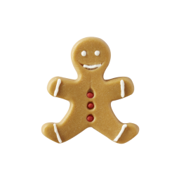 Bonhomme de Noël en pâte d'amandes épicée