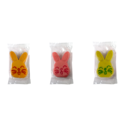 Lapin en pâte d'amandes sous flowpack
