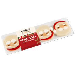 Réglette Père Noël en pâte d'amandes