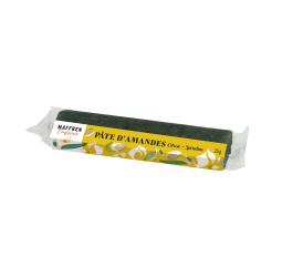 Barre de 25g en pâte d'amandes citron spiruline