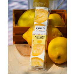 Barre nougat tranche citrons confits - 100g