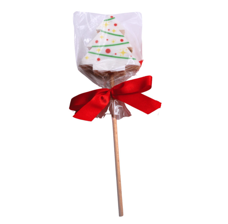 Collection de Noël : sucette sapin en nougat Patrimoine